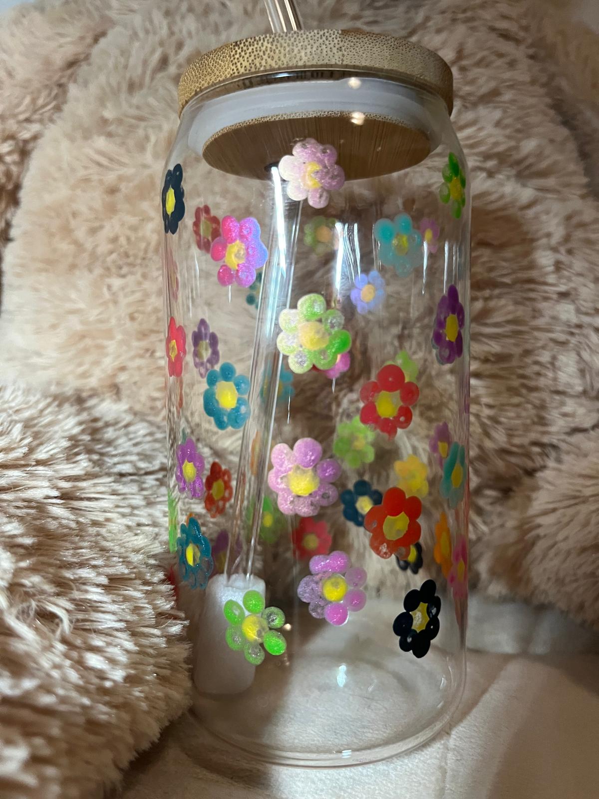Bicchiere Aesthetic - Flowers